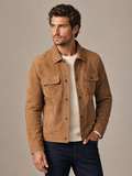 Premium Suede Blazer Jacket