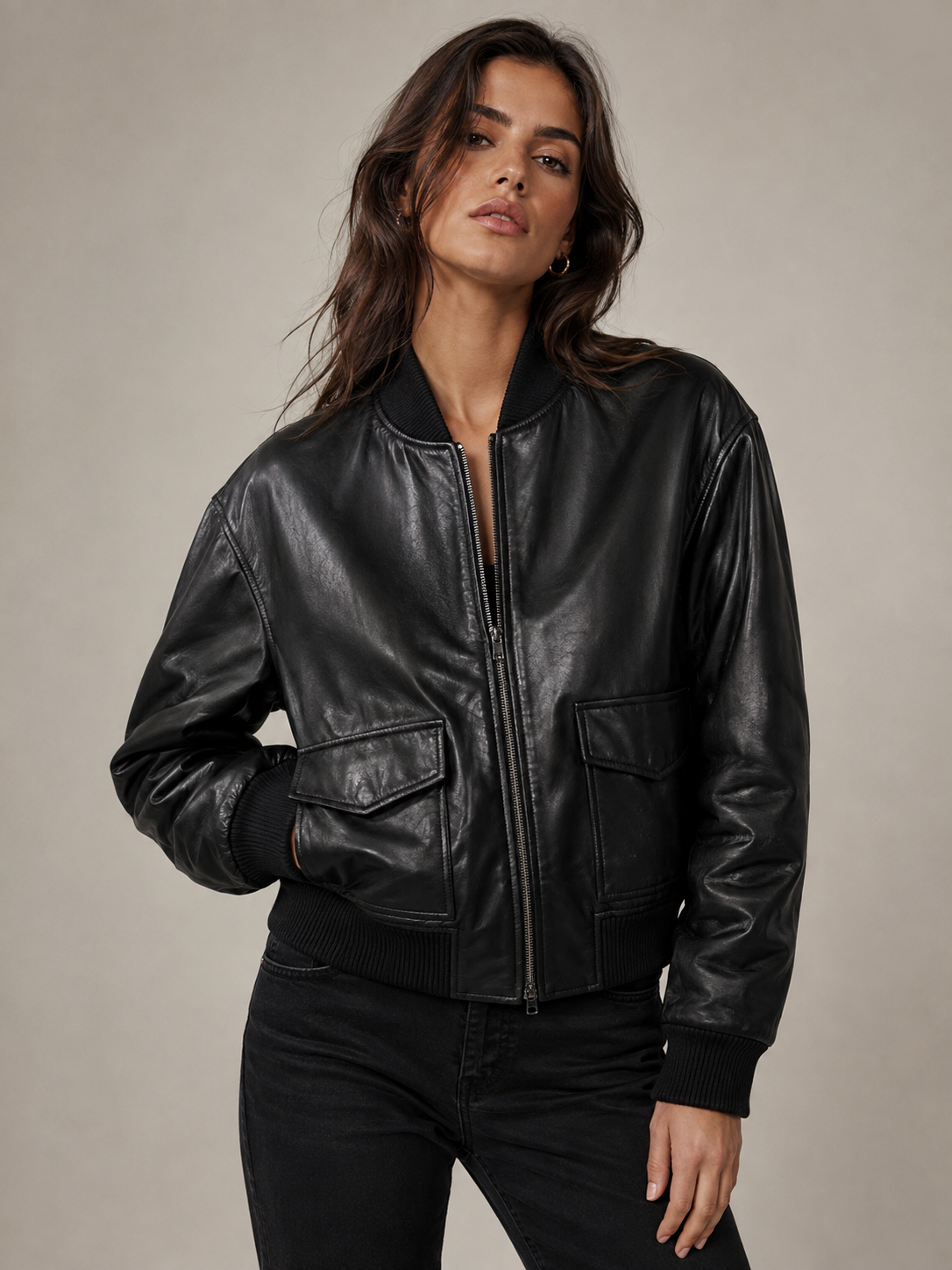 Classic Shearling Aviator Jacket