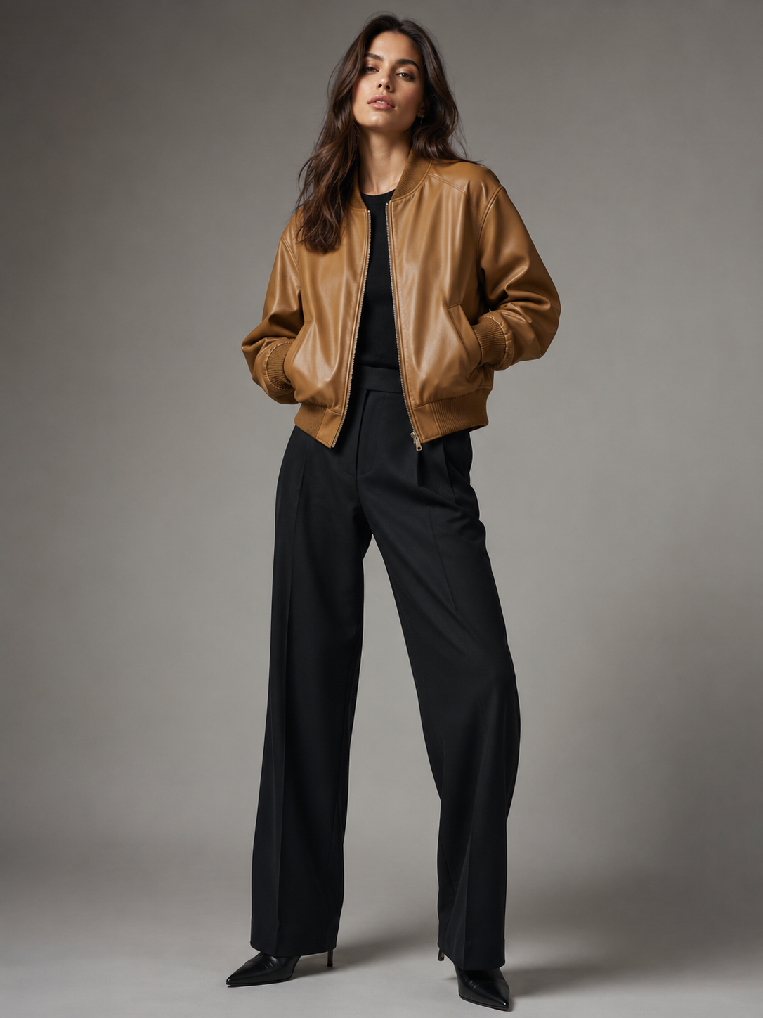 Classic Suede Bomber Jacket
