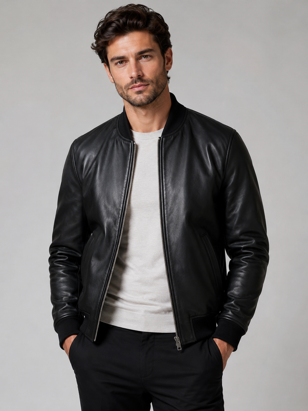 Premium Nappa Biker Jacket