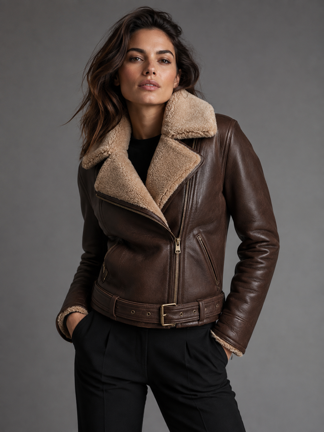 Premium Suede-Panel Bomber
