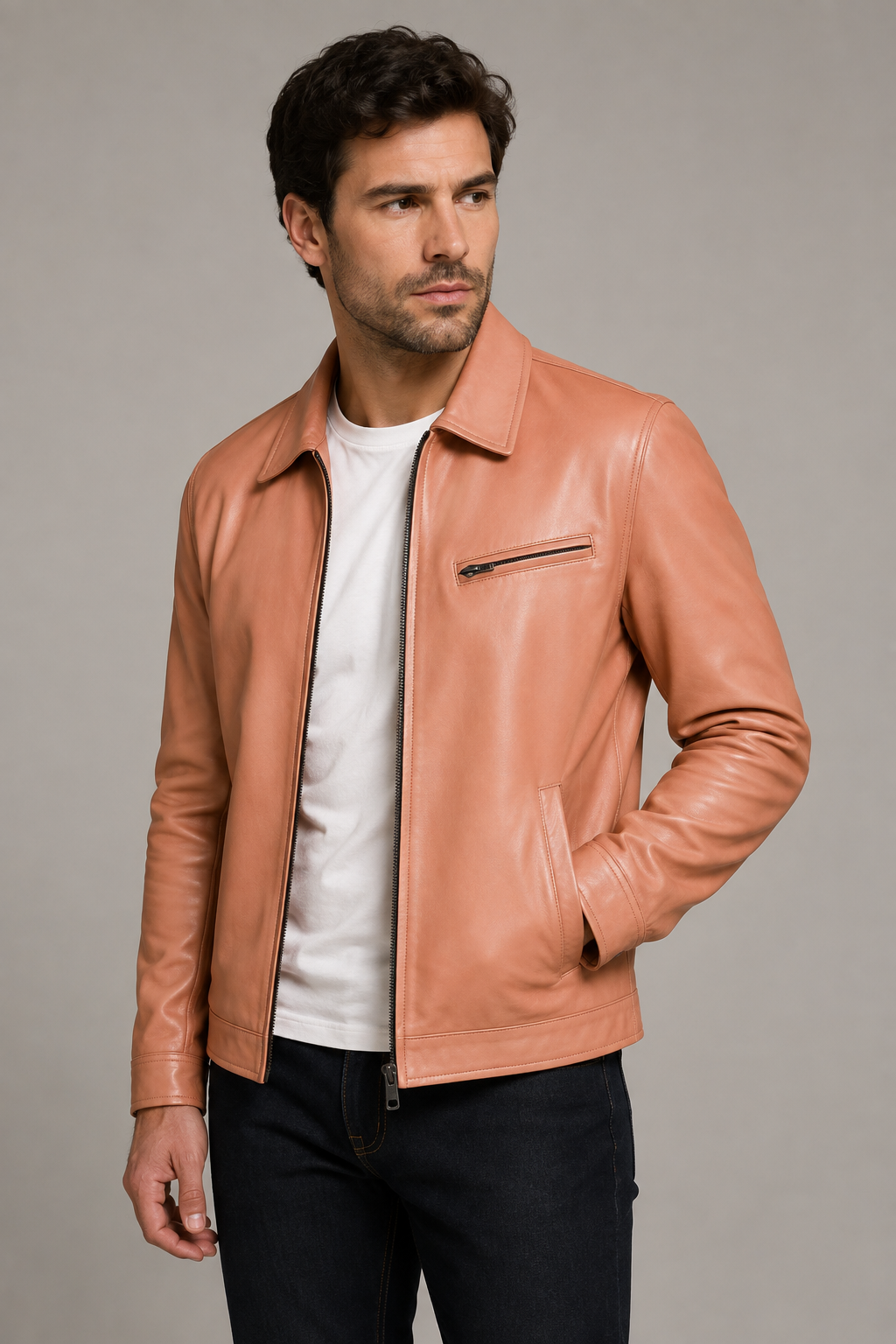 Classic Premium Nappa Leather Jacket